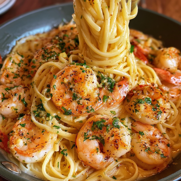 How to Make the Best Garlic Butter Shrimp Pasta 2 garlic butter shrimp pasta