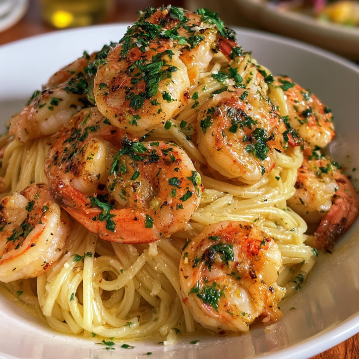 How to Make the Best Garlic Butter Shrimp Pasta 4 garlic butter shrimp pasta