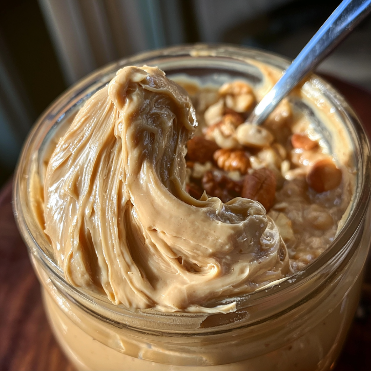 creamy overnight peanut butter