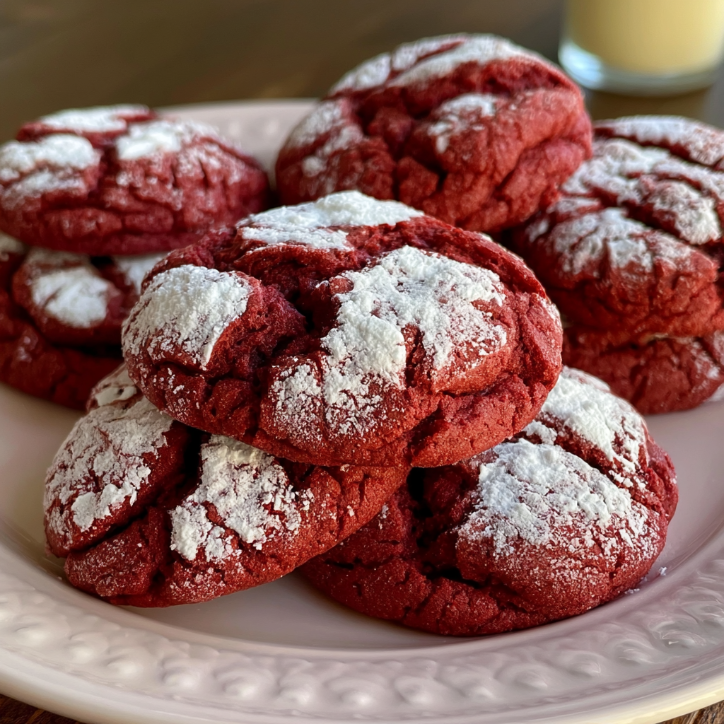 Red Velvet Crinkle Cookies: A Family Favorite