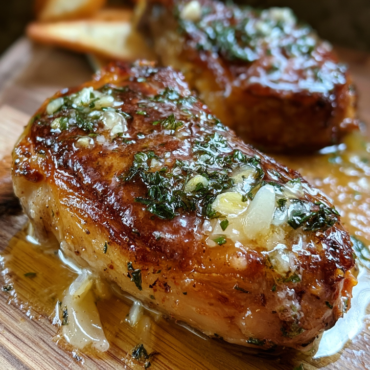 crispy garlic herb butter
