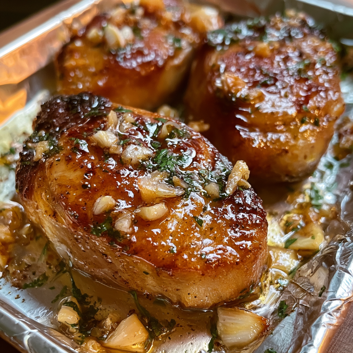 crispy garlic herb butter