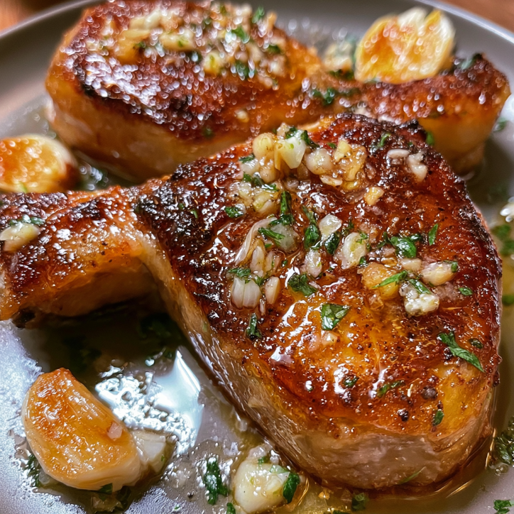crispy garlic herb butter