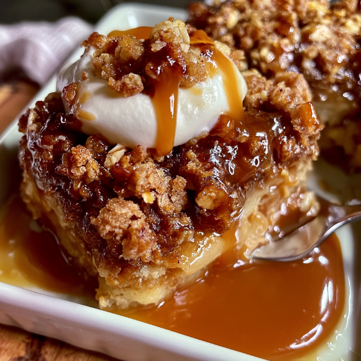 Salted Caramel Apple Crisp Your Family Will Love 4 salted caramel apple crisp