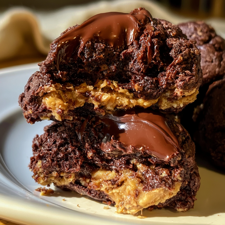 bake chocolate peanut butter
