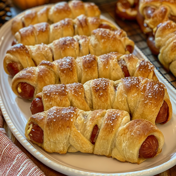 mummy pretzel dogs halloween