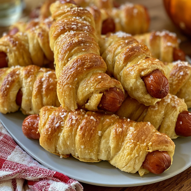 mummy pretzel dogs halloween