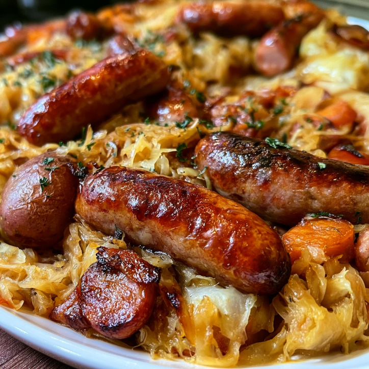 Sheet Pan Sausage Sauerkraut: Easy & Delicious 4 sheet pan sausage sauerkraut