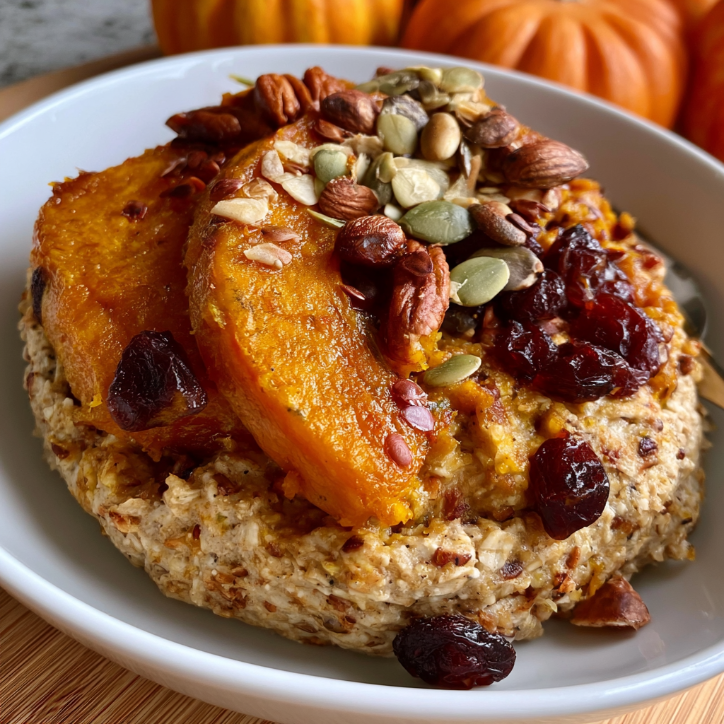 healthy pumpkin oat breakfast