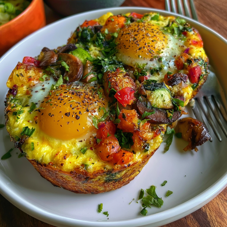 Cheesy Garlic Make Ahead Egg Veggie 3 make ahead egg veggie