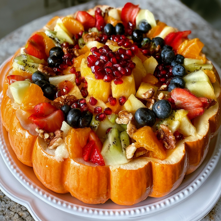 healthy halloween fruit tray