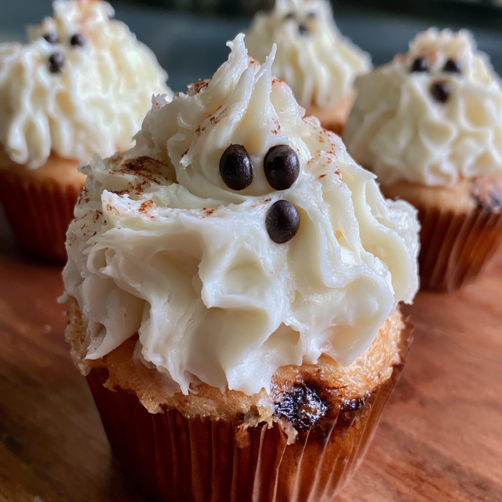 Spooky Ghost Cupcakes Cream Your Family Will Love 2 spooky ghost cupcakes cream