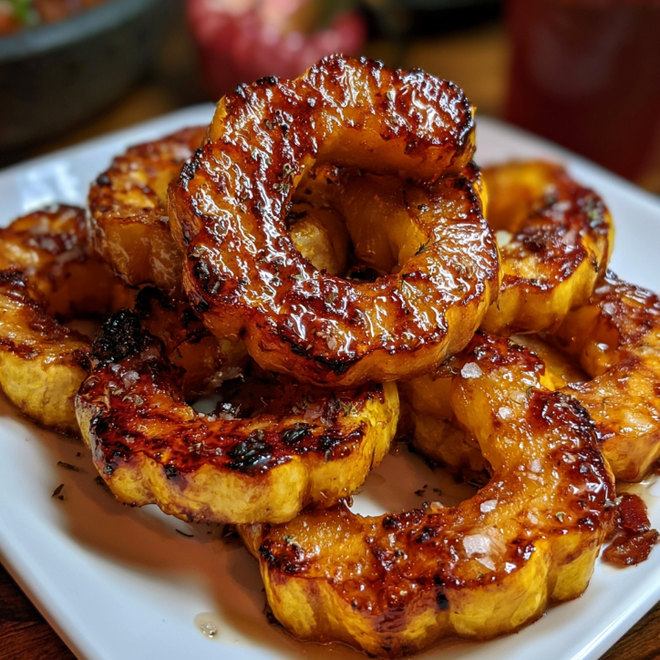 crispy maple roasted delicata