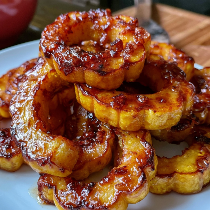 crispy maple roasted delicata