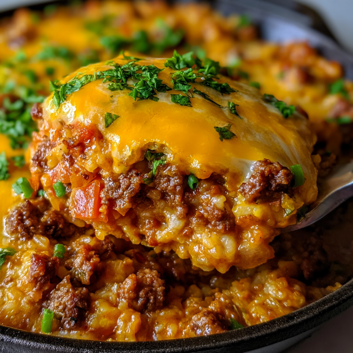 Family-Friendly One Pan Cheesy Ground