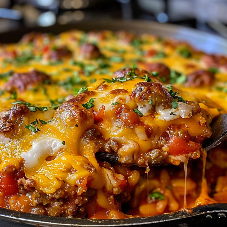 family-friendly one pan cheesy