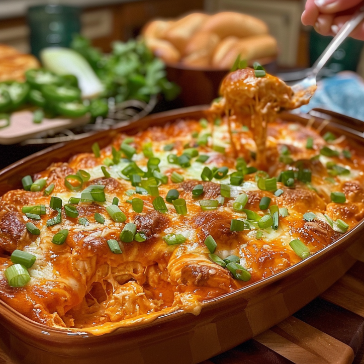 buffalo chicken dip dinner