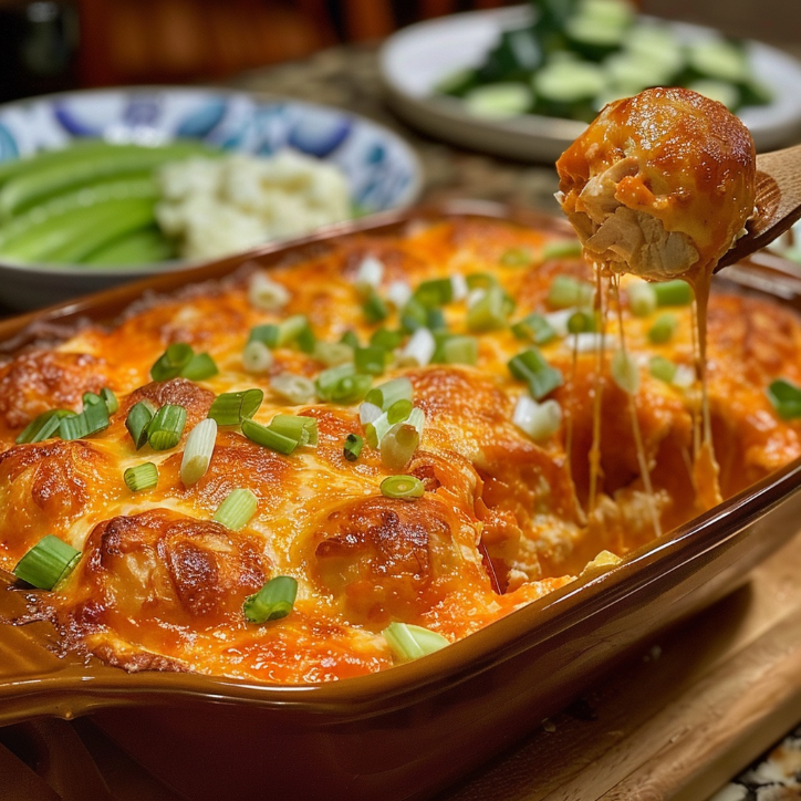 buffalo chicken dip dinner