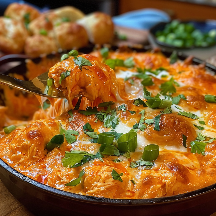buffalo chicken dip dinner
