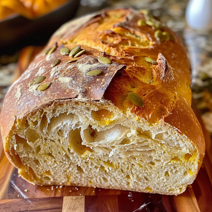 no-fail pumpkin sourdough bread