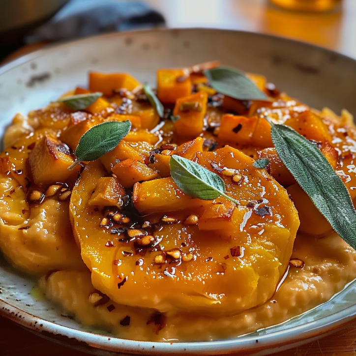 creamy brown butter squash