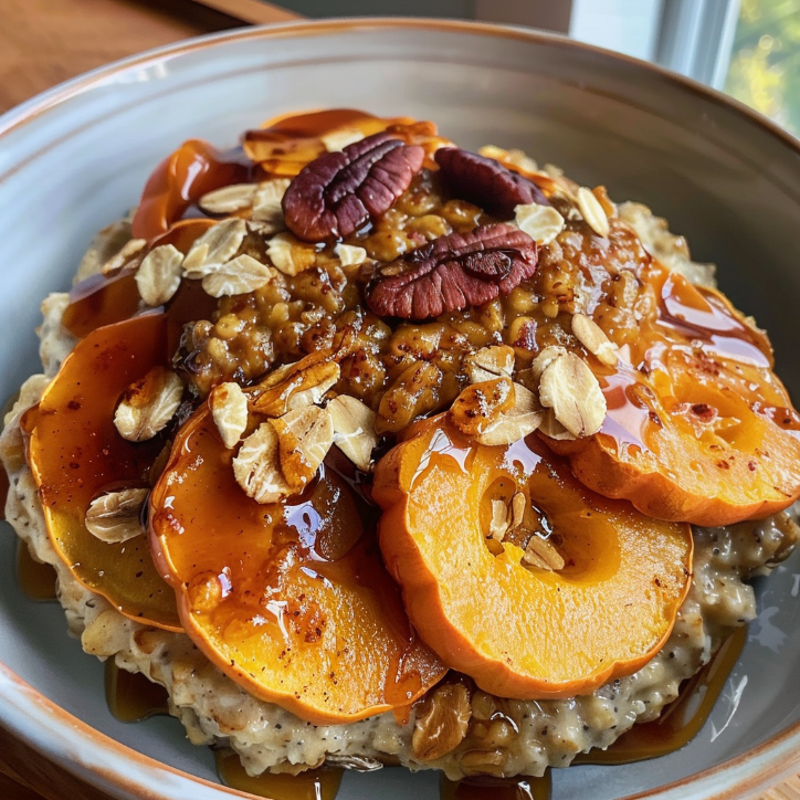 healthy pumpkin oat breakfast
