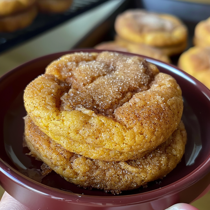 mouthwatering pumpkin spice snickerdoodle