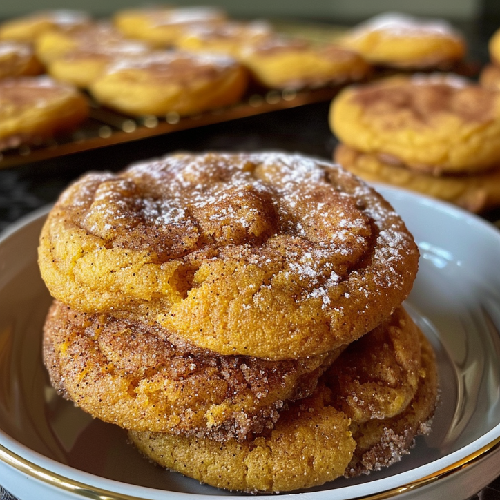 mouthwatering pumpkin spice snickerdoodle