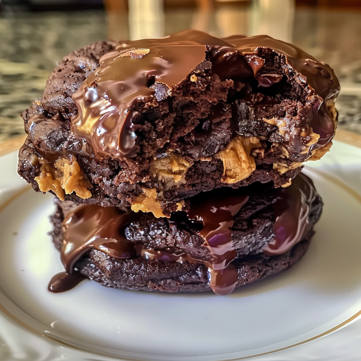 bake chocolate peanut butter