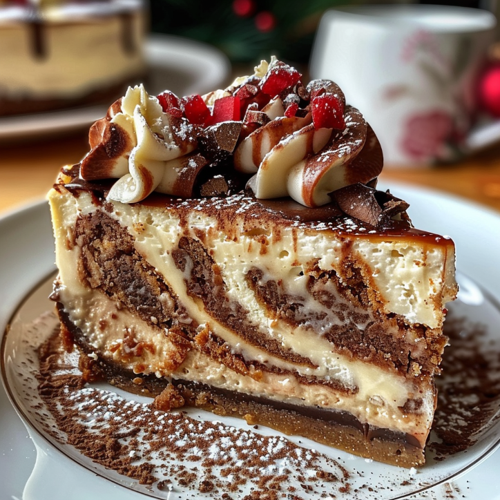 ever decadent gingerbread cheesecake