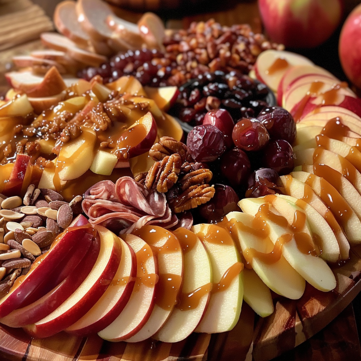 Simple Caramel Apple Charcuterie Dinner Recipe