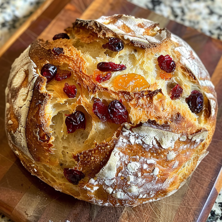 savory cranberry orange sourdough