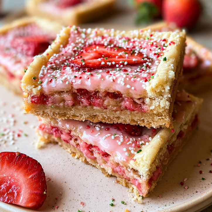 Strawberry Pop Tart Cookie for the Whole Family 1 Strawberry Pop Tart Cookie for the Whole Family