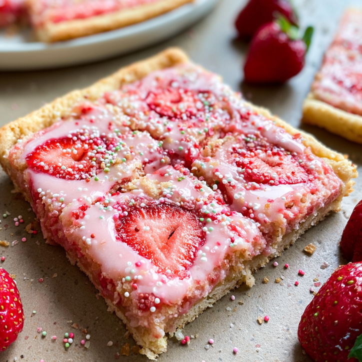Strawberry Pop Tart Cookie for the Whole Family 2 strawberry pop tart cookie