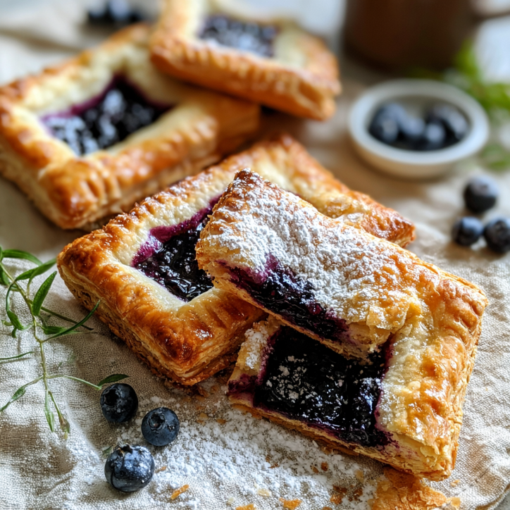 Restaurant-Style Homemade Blueberry Pop Tarts 3 homemade blueberry pop tarts