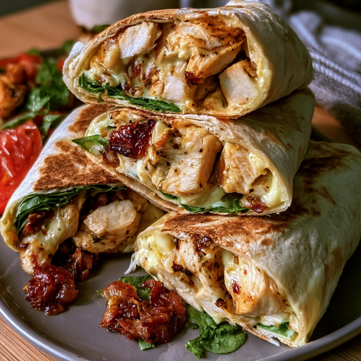 Garlic Chicken Wraps Meal for the Whole Family 4 garlic chicken wraps meal