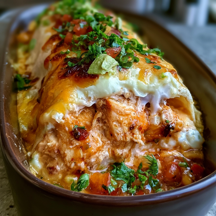 high protein chicken enchilada