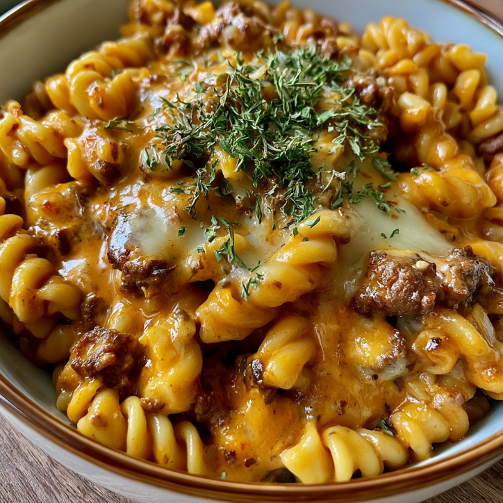 Garlic Butter Cheesy Beef Ranch Pasta 1 Garlic Butter Cheesy Beef Ranch Pasta
