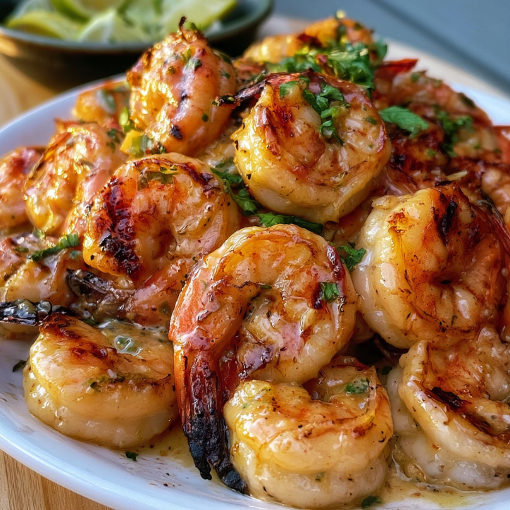 Creamy Garlic Grilled Shrimp for the Whole Family