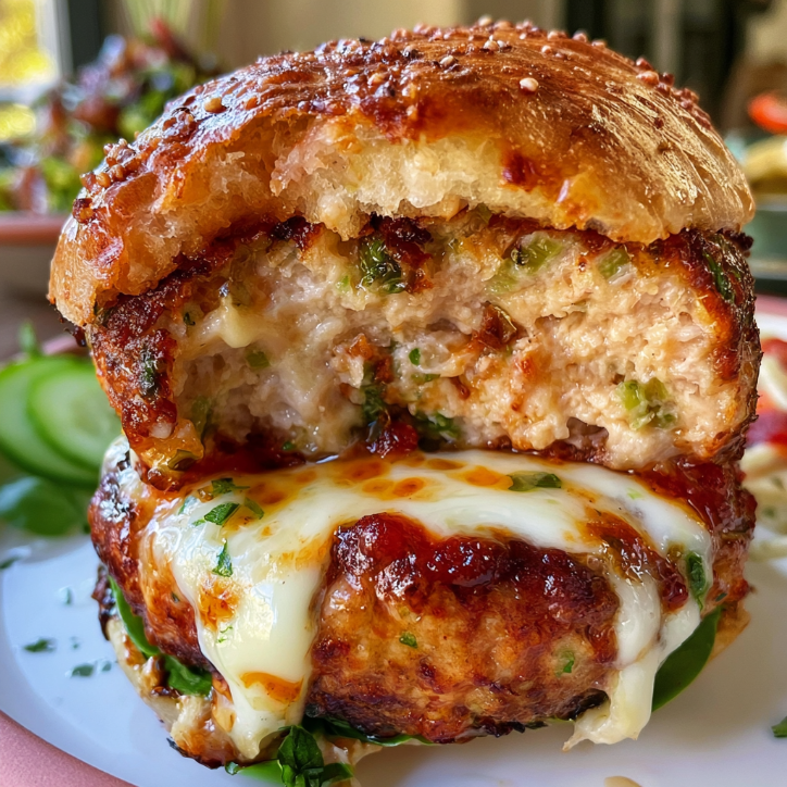 Juicy Stuffed Turkey Burgers: Easy & Delicious 1 Juicy Stuffed Turkey Burgers: Easy & Delicious