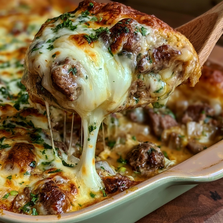 How to Make the Best Hearty Philly Cheesesteak Casserole 1 How to Make the Best Hearty Philly Cheesesteak Casserole