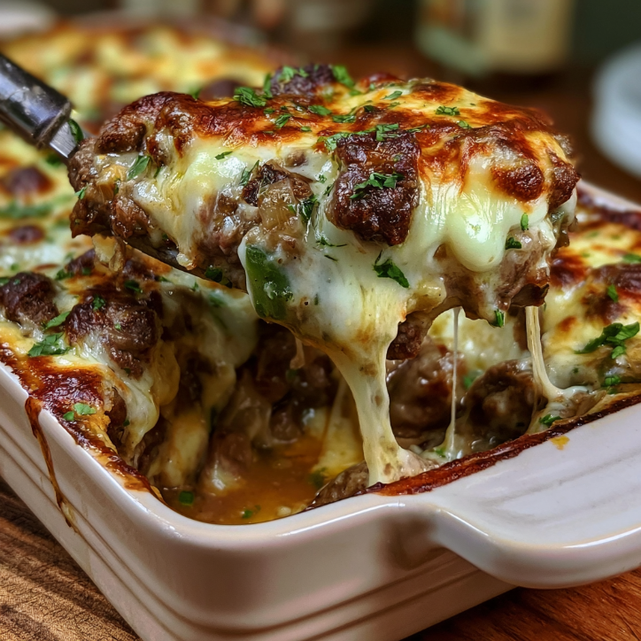 How to Make the Best Hearty Philly Cheesesteak Casserole 3 hearty philly cheesesteak casserole
