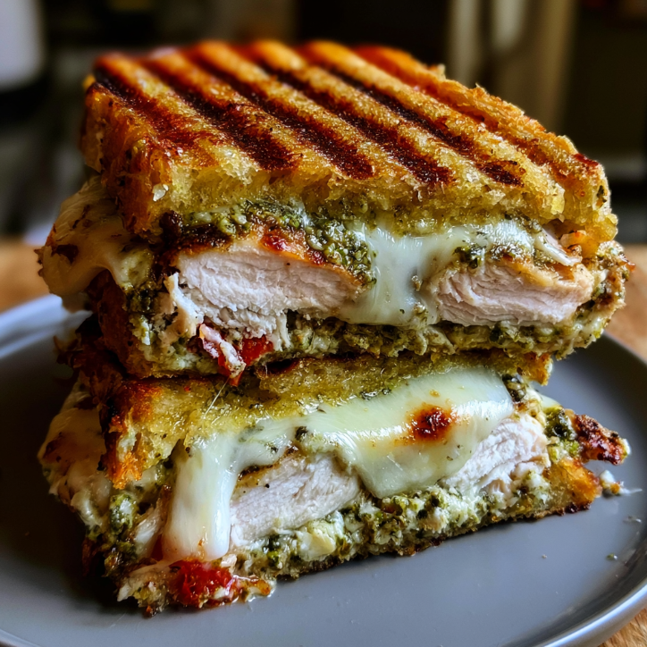 Crispy Chicken Pesto Panini: A Family Favorite