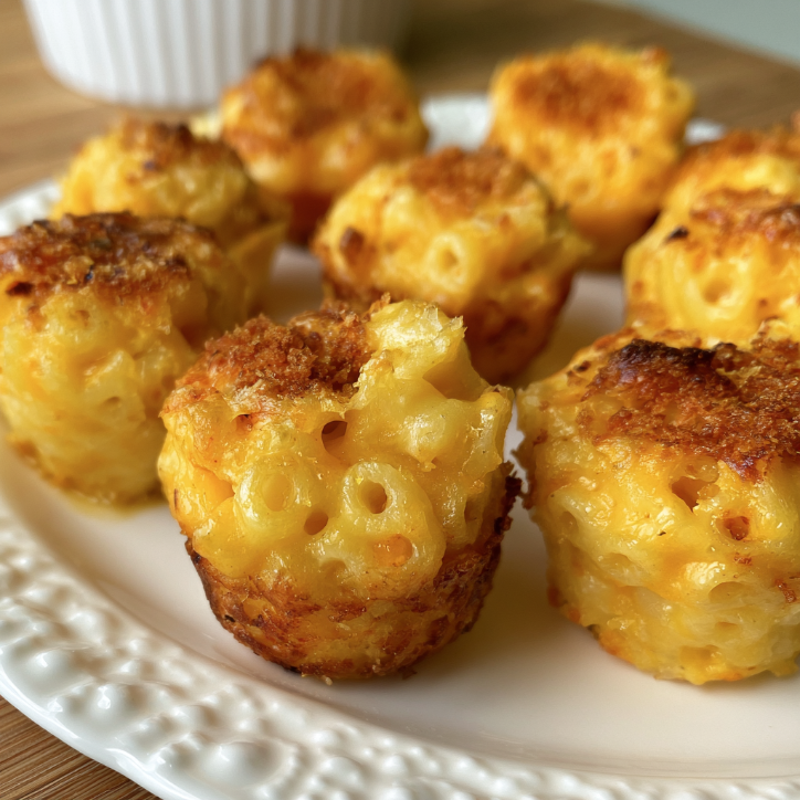 Mini Macaroni Cheese Bites: A Family Favorite 4 mini macaroni cheese bites