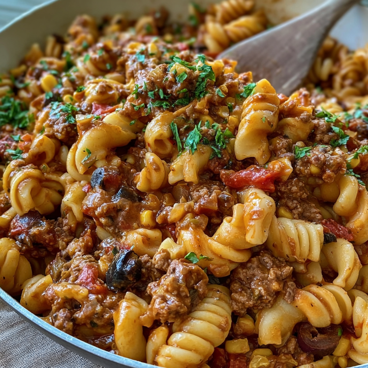 One-Pot Taco Pasta Ground for the Whole Family 3 one-pot taco pasta ground