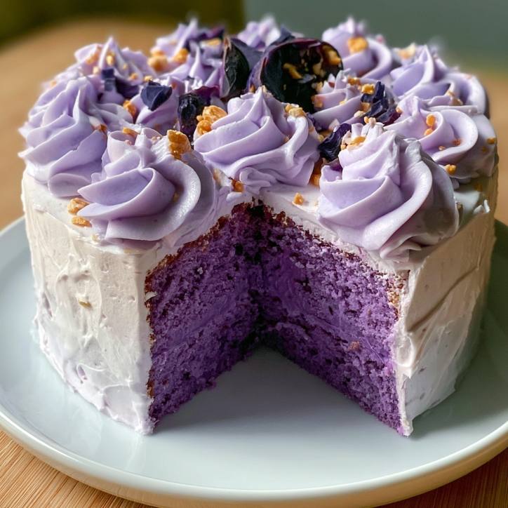 Filipino Ube Dessert Cake for the Whole Family