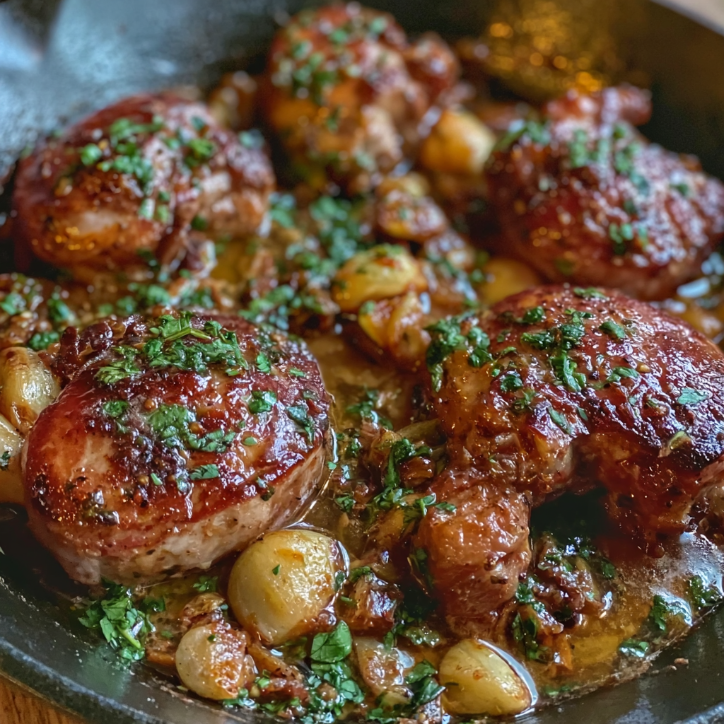 one pan garlic butter