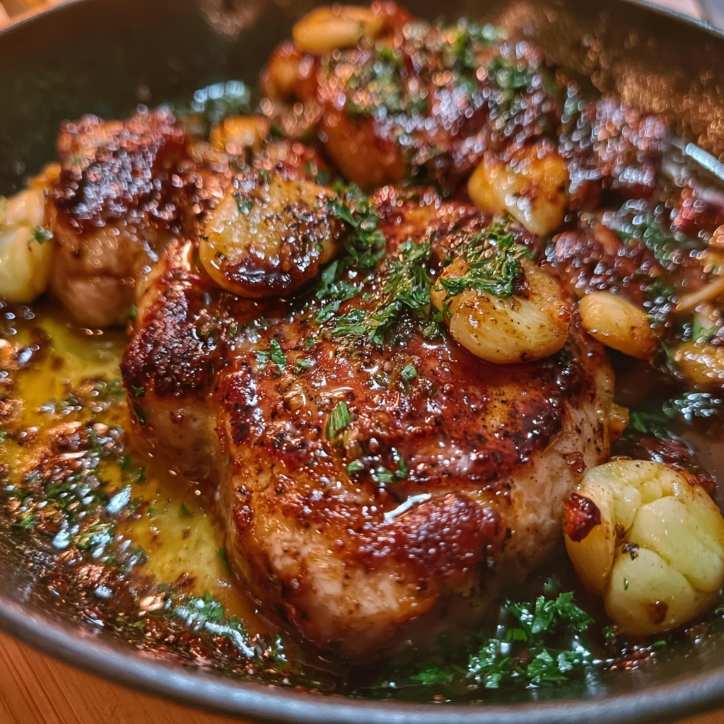 One Pan Garlic Butter from Scratch