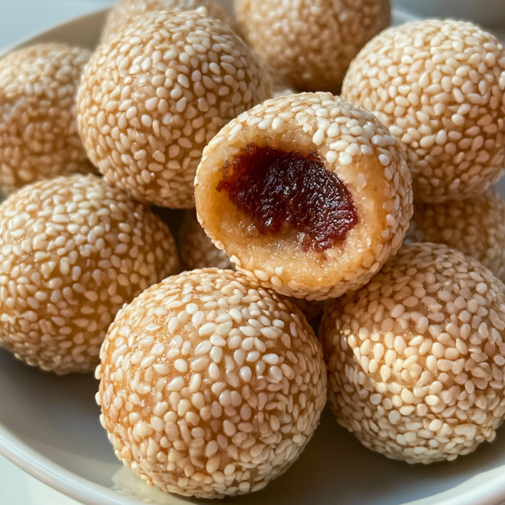 Chinese Sesame Balls Asian for the Whole Family 4 chinese sesame balls asian