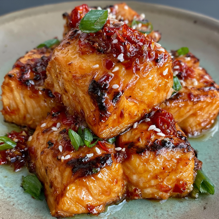Grilled Honey Sriracha Salmon Your Family Will Love 4 grilled honey sriracha salmon